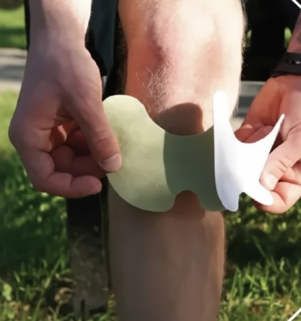 Pain Relief Patch Application